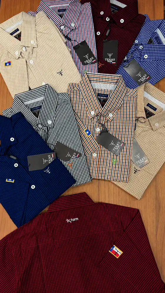 Camisas Xadrez Manga Curta e Longa
